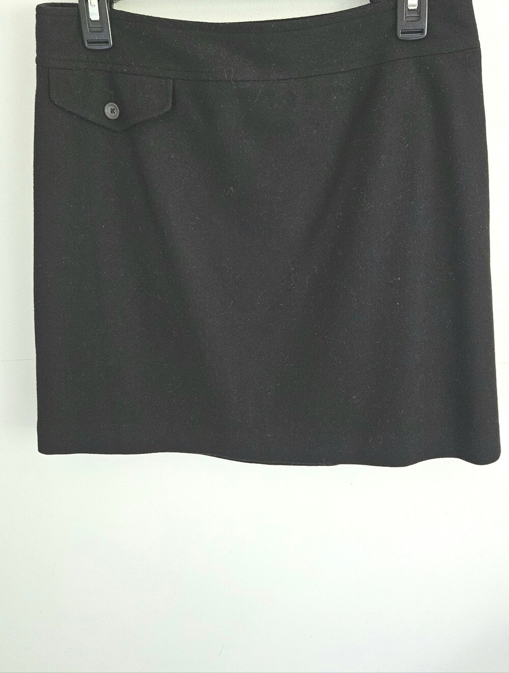 Banana Republic Wool Cashmere Blend Mini Skirt Black